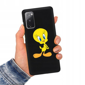 Etui Matowe CZARNY do SAMSUNG S20FE Obudowa Wzory