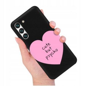 Etui Matowe Czarny do SAMSUNG S22 Modne Top Wzory