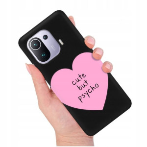 Etui Matowe Czarny do XIAOMI MI 11 PRO Modne Wzory