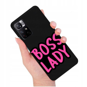 Etui Matowe Czarny do XIAOMI POCO M4 PRO 5G Wzory