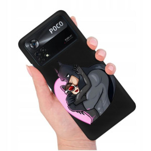 Etui Matowe Czarny do XIAOMI POCO X4 PRO 5G Wzory