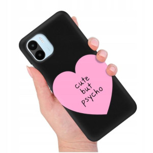 Etui Matowe Czarny do XIAOMI REDMI A1 Modne Wzory