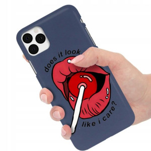 Etui Matowe Granat do IPHONE 11 PRO MAX Top Wzory