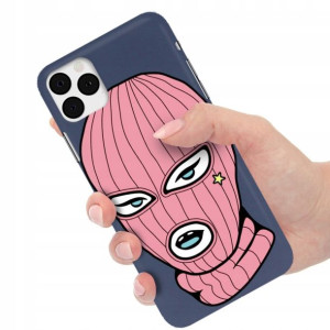 Etui Matowe Granat do IPHONE 11 PRO Modne Wzory
