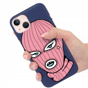 Etui Matowe Granat do IPHONE 13 Modne Top Wzory