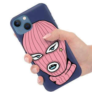 Etui Matowe Granat do IPHONE 14 Modne Top Wzory