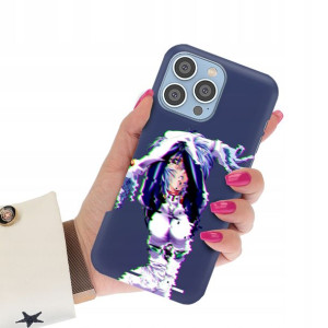 Etui Matowe Granat do IPHONE 14 PRO MAX Art Wzory