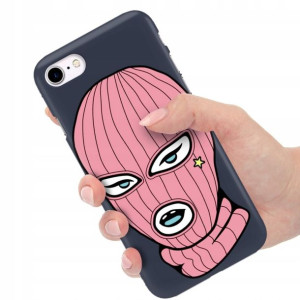 Etui Matowe Granat do IPHONE 7/8 Modne Top Wzory