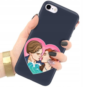 Etui Matowe GRANAT do iPHONE SE2/ SE3 Modne Wzory