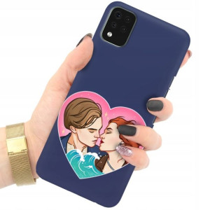 Etui Matowe GRANAT do LG K42 Zabawne Modne Wzory