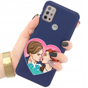 Etui Matowe GRANAT do MOTOROLA G10 POWER Top Wzory