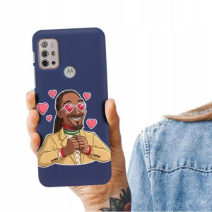 Etui Matowe GRANAT do MOTOROLA G30 Snoop Dog Wzory