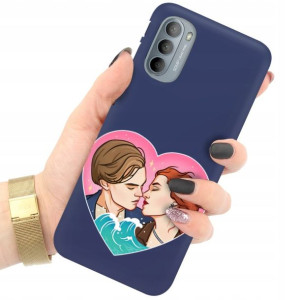 Etui Matowe GRANAT do MOTOROLA G41 4G Modne Wzory