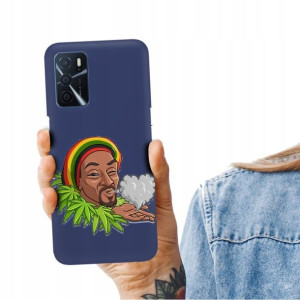 Etui Matowe GRANAT do OPPO A16 Zabawne Top Wzory