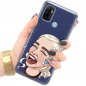 Etui Matowe GRANAT do OPPO A53 2020 Modne Wzory