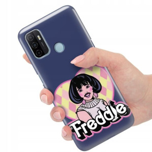 Etui Matowe Granat do OPPO A53 2020 Modne Wzory