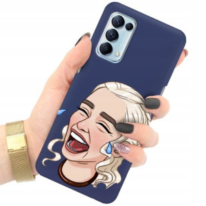 Etui Matowe GRANAT do OPPO RENO 5 5G Modne Wzory