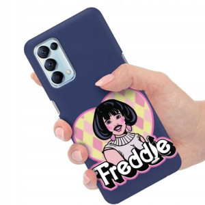 Etui Matowe Granat do OPPO RENO 5 5G Modne Wzory
