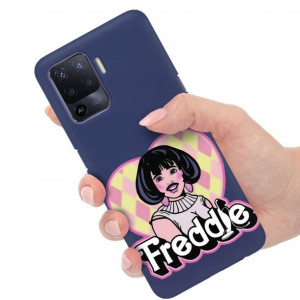 Etui Matowe Granat do OPPO RENO 5F Modne Top Wzory