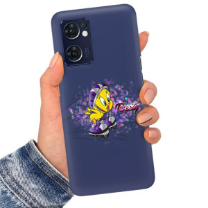 Etui Matowe Granat do OPPO RENO 7 5G Bajki Wzory
