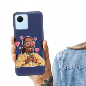 Etui Matowe GRANAT do REALME C30 Snoop Dog Wzory