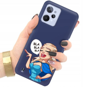 Etui Matowe GRANAT do REALME C31 Modne Top Wzory