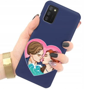 Etui Matowe GRANAT do SAMSUNG A02s Modne Top Wzory