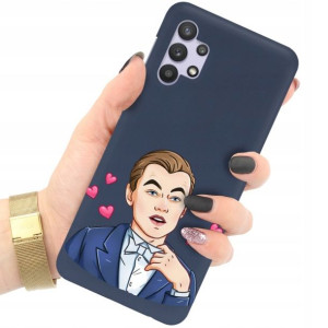 Etui Matowe GRANAT do SAMSUNG A32 5G Modne Wzory