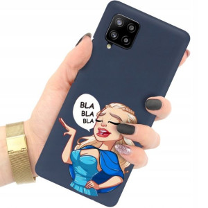 Etui Matowe GRANAT do SAMSUNG A42 5G Modne Wzory