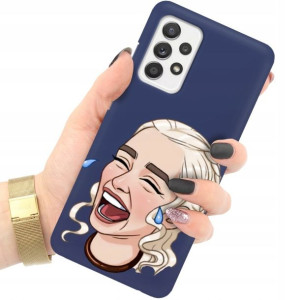 Etui Matowe GRANAT do SAMSUNG A52 Modne Top Wzory