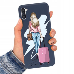 Etui Matowe Granat do SAMSUNG M11 Serialowe Wzory