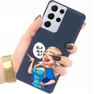 Etui Matowe GRANAT do SAMSUNG S21 ULTRA Top Wzory