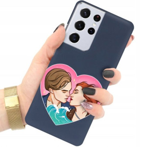 Etui Matowe GRANAT do SAMSUNG S30 ULTRA Top Wzory