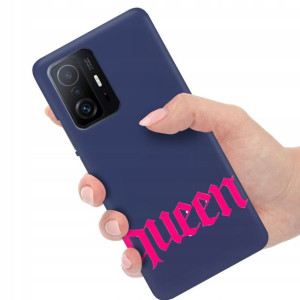 Etui Matowe Granat do XIAOMI 11T 5G Modne Wzory