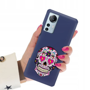 Etui Matowe Granat do XIAOMI 12 LITE Case Wzory