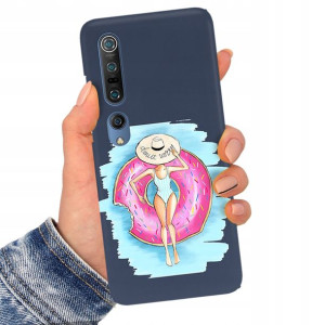 Etui Matowe Granat do XIAOMI Mi 10 Serialowe Wzory