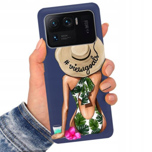 Etui Matowe Granat do XIAOMI MI 11 ULTRA Top Wzory
