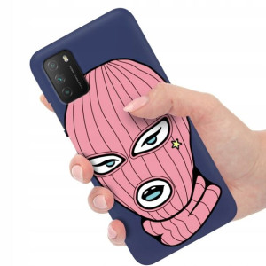 Etui Matowe Granat do XIAOMI POCO M3 Modne Wzory