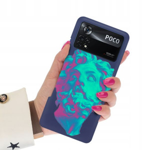 Etui Matowe Granat do XIAOMI POCO X4 PRO 5G Wzory