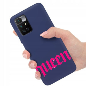 Etui Matowe Granat do XIAOMI REDMI 10 Modne Wzory