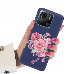 Etui Matowe Granat do XIAOMI REDMI 10A Case Wzory