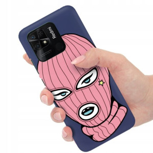 Etui Matowe Granat do XIAOMI REDMI 10C 4G Wzory