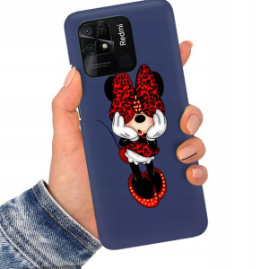 Etui Matowe Granat do XIAOMI REDMI 10C 4G Wzory