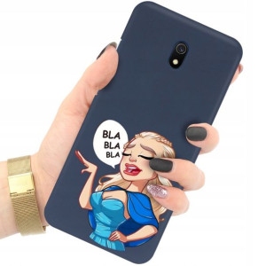 Etui Matowe GRANAT do XIAOMI REDMI 8A Modne Wzory