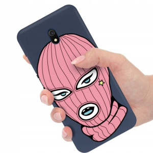 Etui Matowe Granat do XIAOMI REDMI 8A Modne Wzory