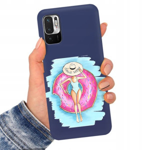 Etui Matowe Granat do XIAOMI REDMI NOTE 10 5G Wz