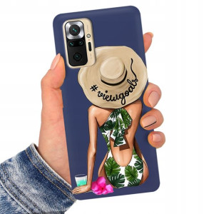Etui Matowe Granat do XIAOMI REDMI NOTE 10 PRO Wz