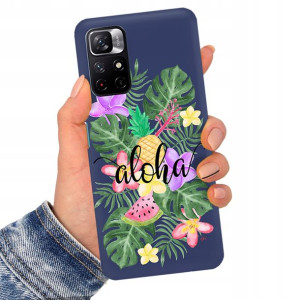 Etui Matowe Granat do XIAOMI REDMI NOTE 11 5G Wz