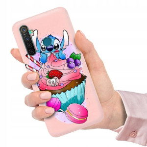 Etui Matowe PUDROWY RÓŻ do REALME 5 Modne Wzory