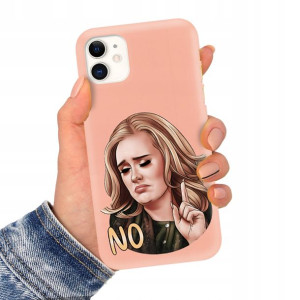 Etui MATOWE ŁOSOŚ do IPHONE 11 Serialowe Top Wzory